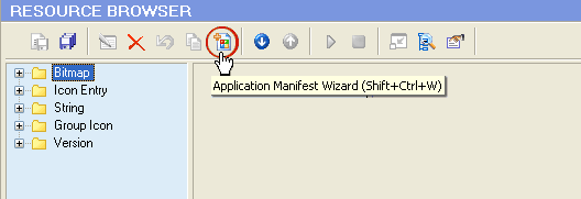Anwendungs-Manifest Wizard
