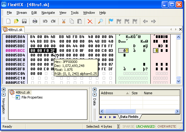 Hex Datei überprüfen mit Hex Editor